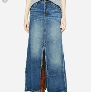 Free People Long Demon Skirt sz24
